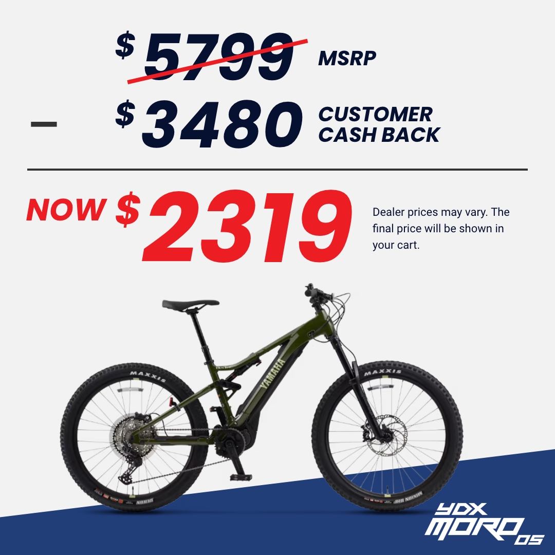 YDX-MORO 05. 5799 MSRP with 3480 customer cash, now 2319. Dealer prices may vary.